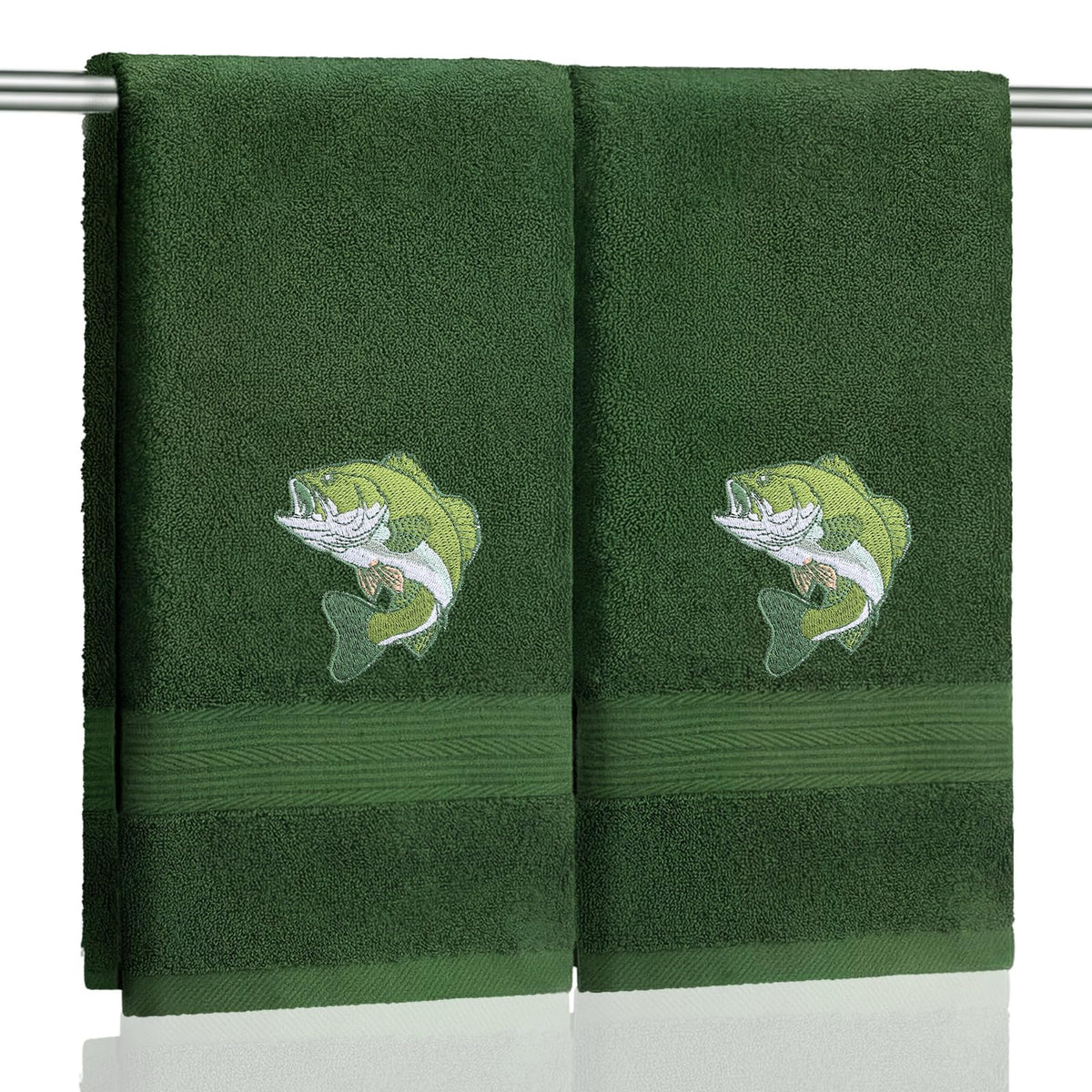 SmoothNovelty 2 Pcs Butterfly Hand Towels Purple Bathroom Decor 14x29 Inch
