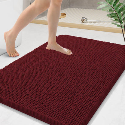 Arotive Bathroom Rugs 24x16, Soft Absorbent Shaggy Chenille Bath Rugs