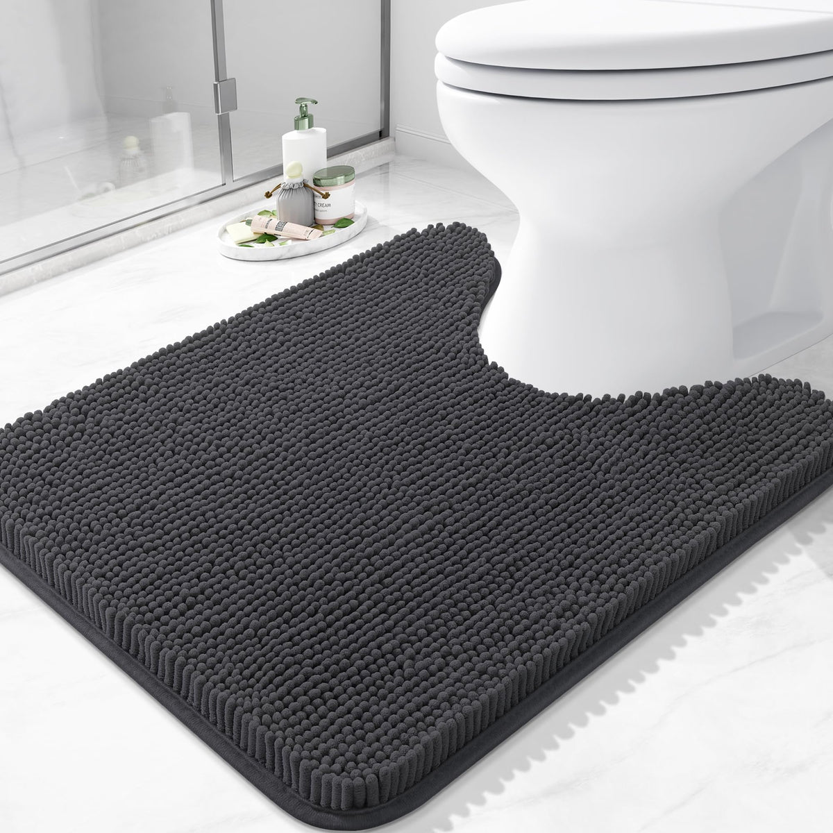 Arotive Bathroom Rugs 24x16, Soft Absorbent Shaggy Chenille Bath Rugs