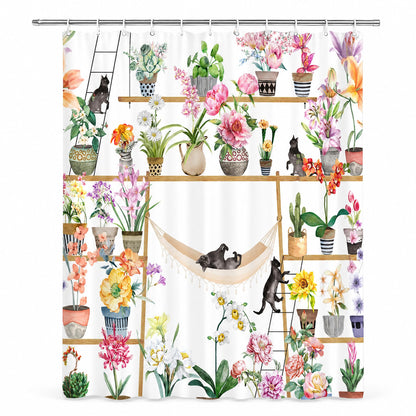 Boho Shower Curtain 72"x72" Water Repellent Polyester Fabric