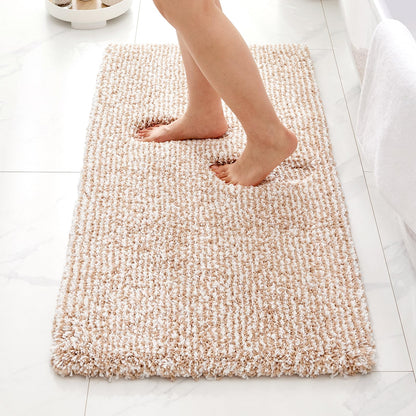 ILANGO Bathroom Rugs 24" × 17", Extra Soft Absorbent Microfiber Bath Rugs