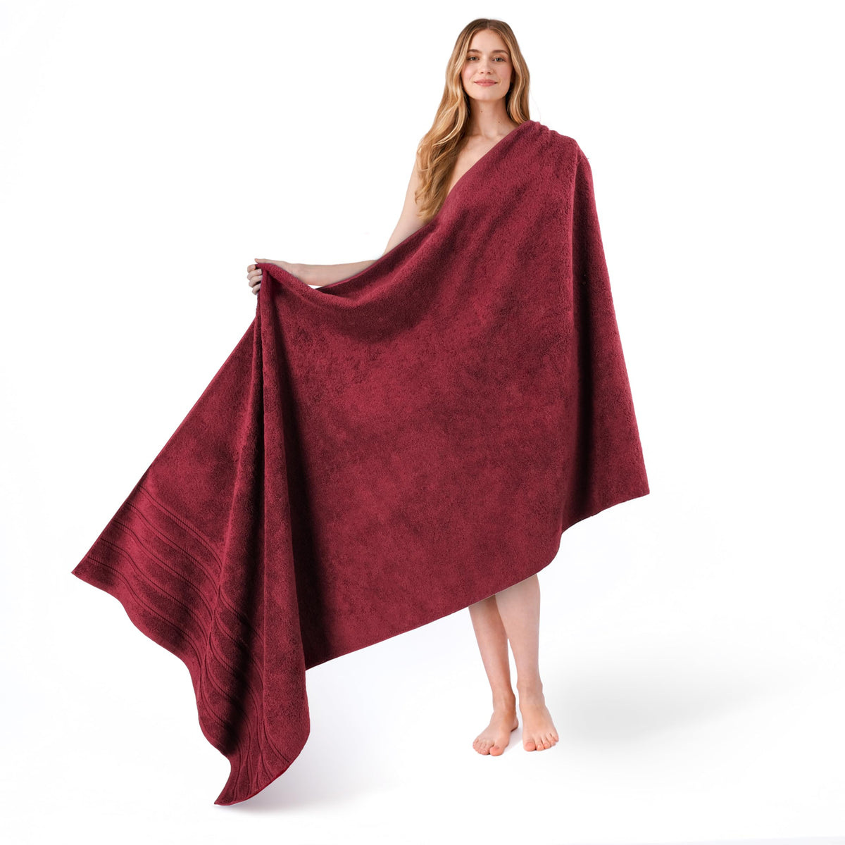 American Soft Linen 100% Cotton Luxury Turkish Towels, 4 PC Bath Towel Set