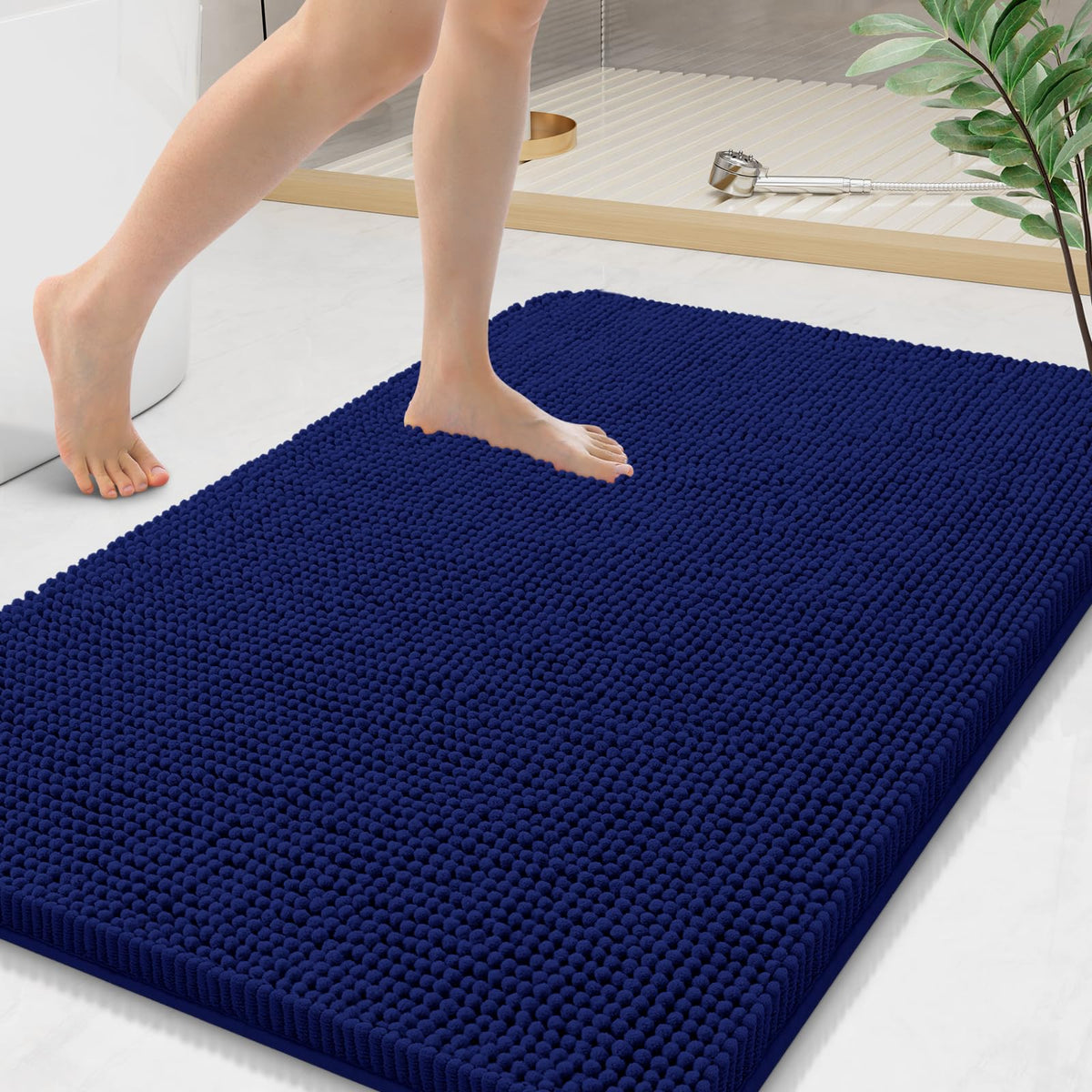 Arotive Bathroom Rugs 24x16, Soft Absorbent Shaggy Chenille Bath Rugs
