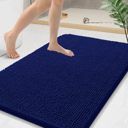 Arotive Bathroom Rugs 24x16, Soft Absorbent Shaggy Chenille Bath Rugs