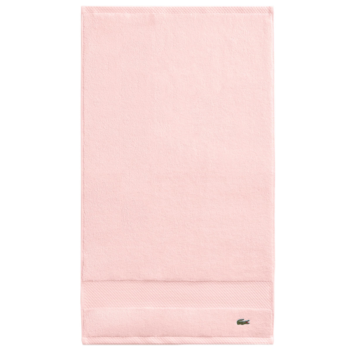 Lacoste Heritage 100% Supima Cotton Bath Towel 30" x 54", White