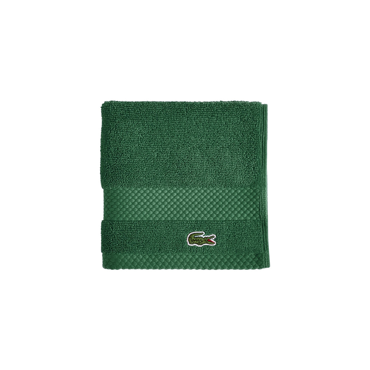 Lacoste Heritage 100% Supima Cotton Bath Towel 30" x 54", White