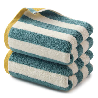 REDKISS Striped Hand Towels for Bathroom, Kitchen Decor, Guest Use, Ultra Soft and Highly Absorbent for Kids Adults, 100% Cotton, 12” x 28”, 3 Pack