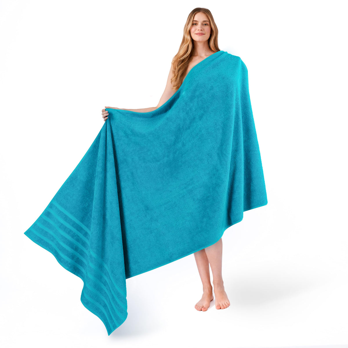 American Soft Linen 100% Cotton Luxury Turkish Towels, 4 PC Bath Towel Set