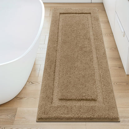 SHACOS Extra Soft Large Long Bathroom Runner Rug 60x24, White