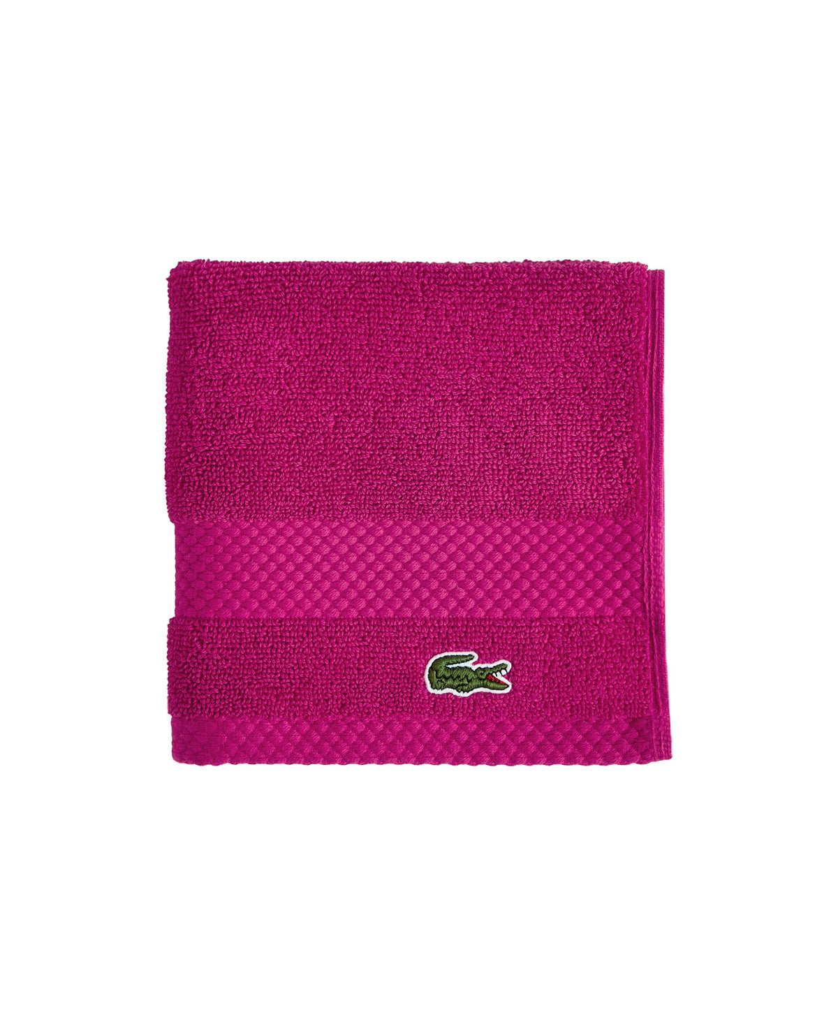 Lacoste Heritage 100% Supima Cotton Bath Towel 30" x 54", White