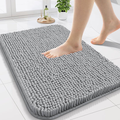 Arotive Bathroom Rugs 24x16, Soft Absorbent Shaggy Chenille Bath Rugs