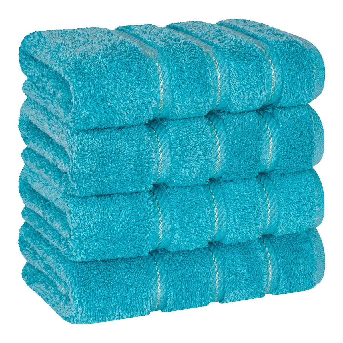 American Soft Linen 100% Cotton Luxury Turkish Towels, 4 PC Bath Towel Set