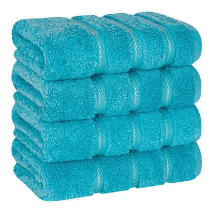 American Soft Linen 100% Cotton Luxury Turkish Towels, 4 PC Bath Towel Set