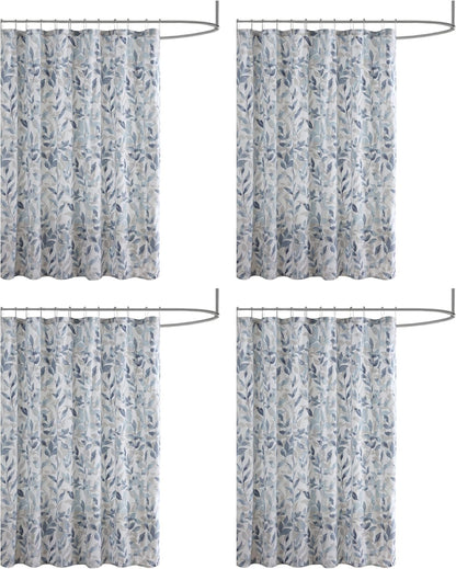 Madison Park Sofia Shower Curtain for Bathroom, 72 x 72, Blue
