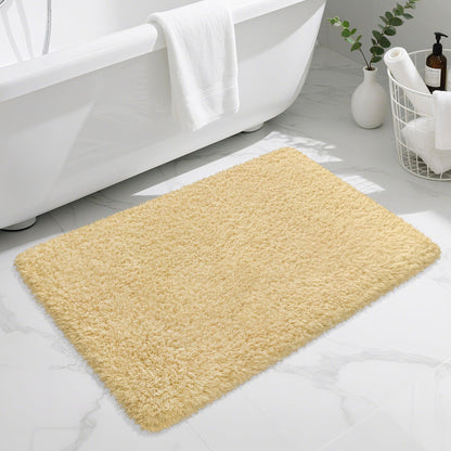 Pink Bathroom Rugs Non Slip 30"x20",Absorbent Bath Mat Quick Dry