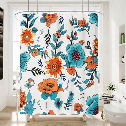 Boho Shower Curtain 72"x72" Water Repellent Polyester Fabric