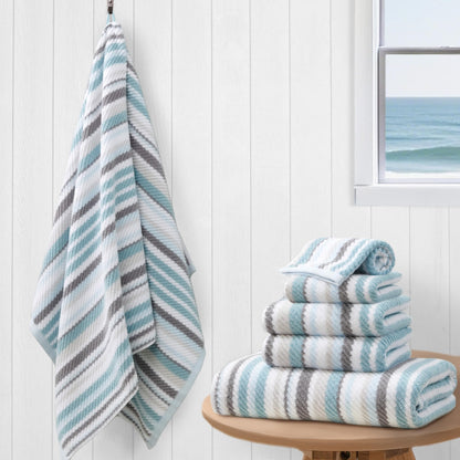 VOOVA & MOVAS Hand Towels 4 Pack, 100% Cotton, 16x27 in, Sage Beige