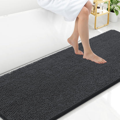 Arotive Bathroom Rugs 24x16, Soft Absorbent Shaggy Chenille Bath Rugs
