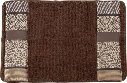 Zahari Home Sinatra Modern Bathroom Towel Set - 3 Piece Luxury Contemporary Decor Bling Champagne Gold Bath Towel Set Soft, Plush and Highly Absorbent