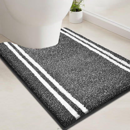 PURRUGS Bathroom Runner Rug, Bath Mat, 24" x 60", Beige