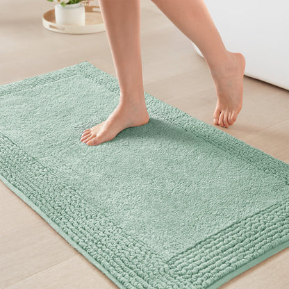 Madison Park Splendor Reversible 100% Cotton Bath Rug, 21 x 34, White