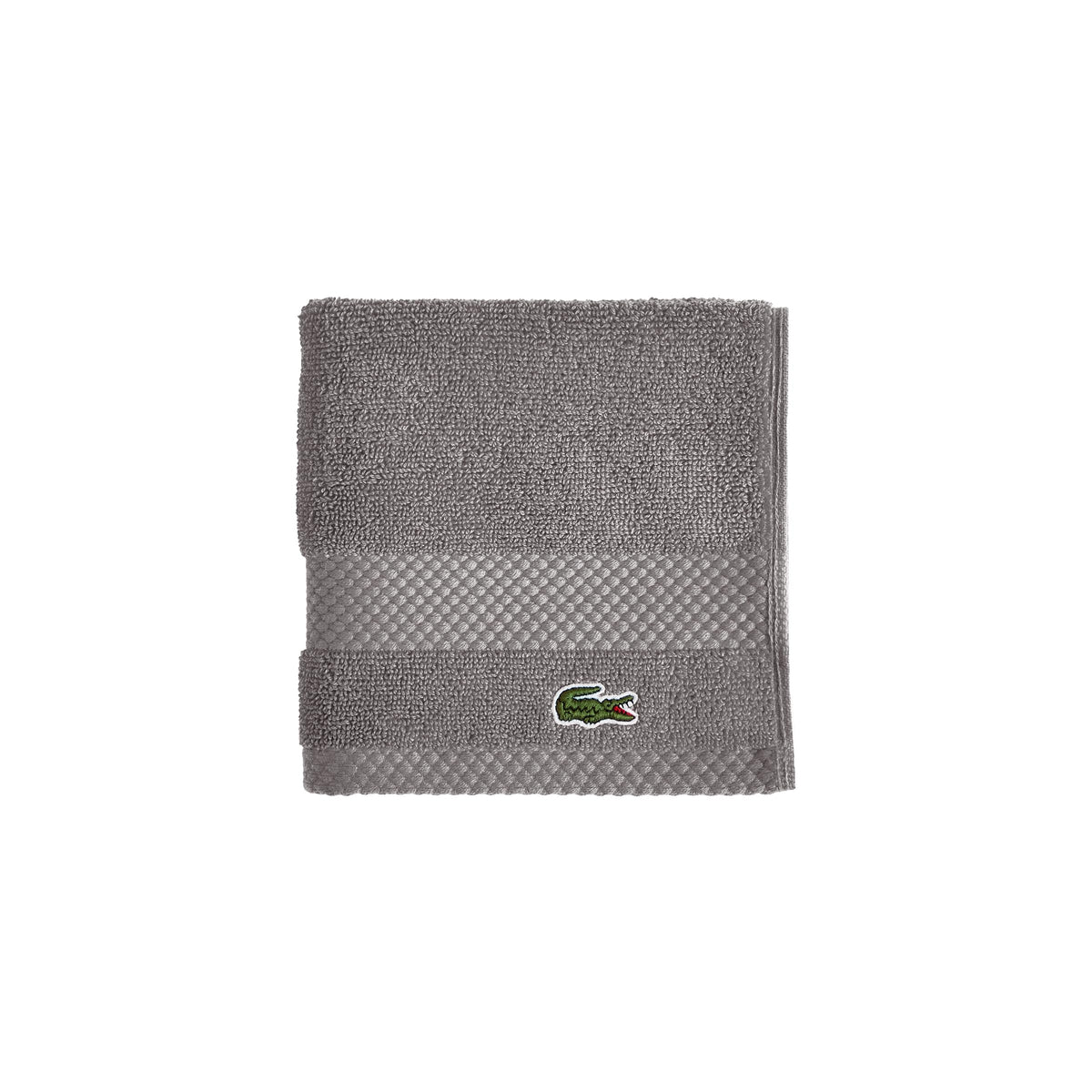 Lacoste Heritage 100% Supima Cotton Bath Towel 30" x 54", White