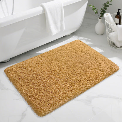 Pink Bathroom Rugs Non Slip 30"x20",Absorbent Bath Mat Quick Dry