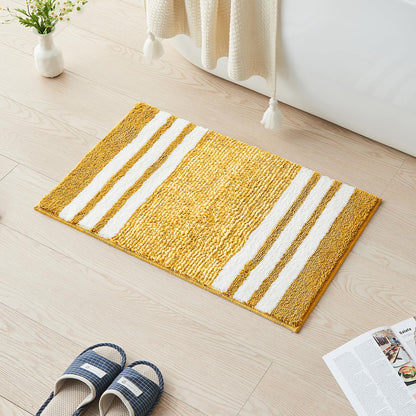 CozeCube Navy Blue Bath Mat 24"x16" Non Slip Washable Rug