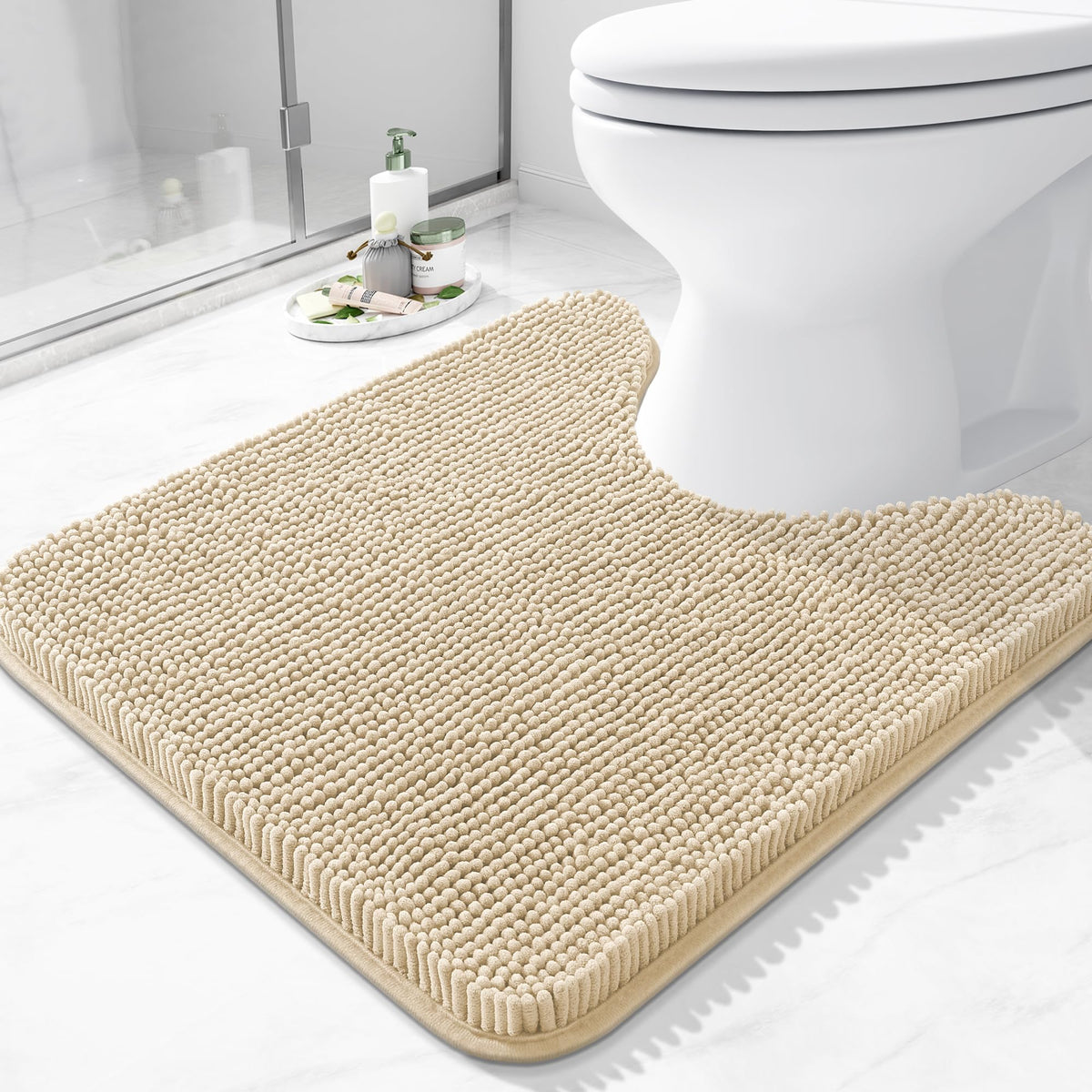 Arotive Bathroom Rugs 24x16, Soft Absorbent Shaggy Chenille Bath Rugs