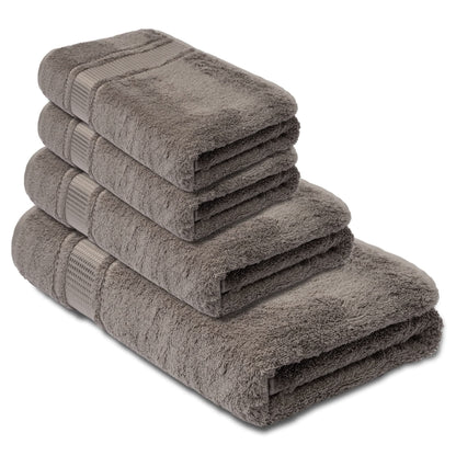 Melissa Linen Fingertip Towels 4 Pack, 100% Turkish Cotton, Small Hand Towels for Body and Face, 12 x 18 in, Soft and Absorbent, Quick Dry, Aqua Green (Light Teal/Seafoam)