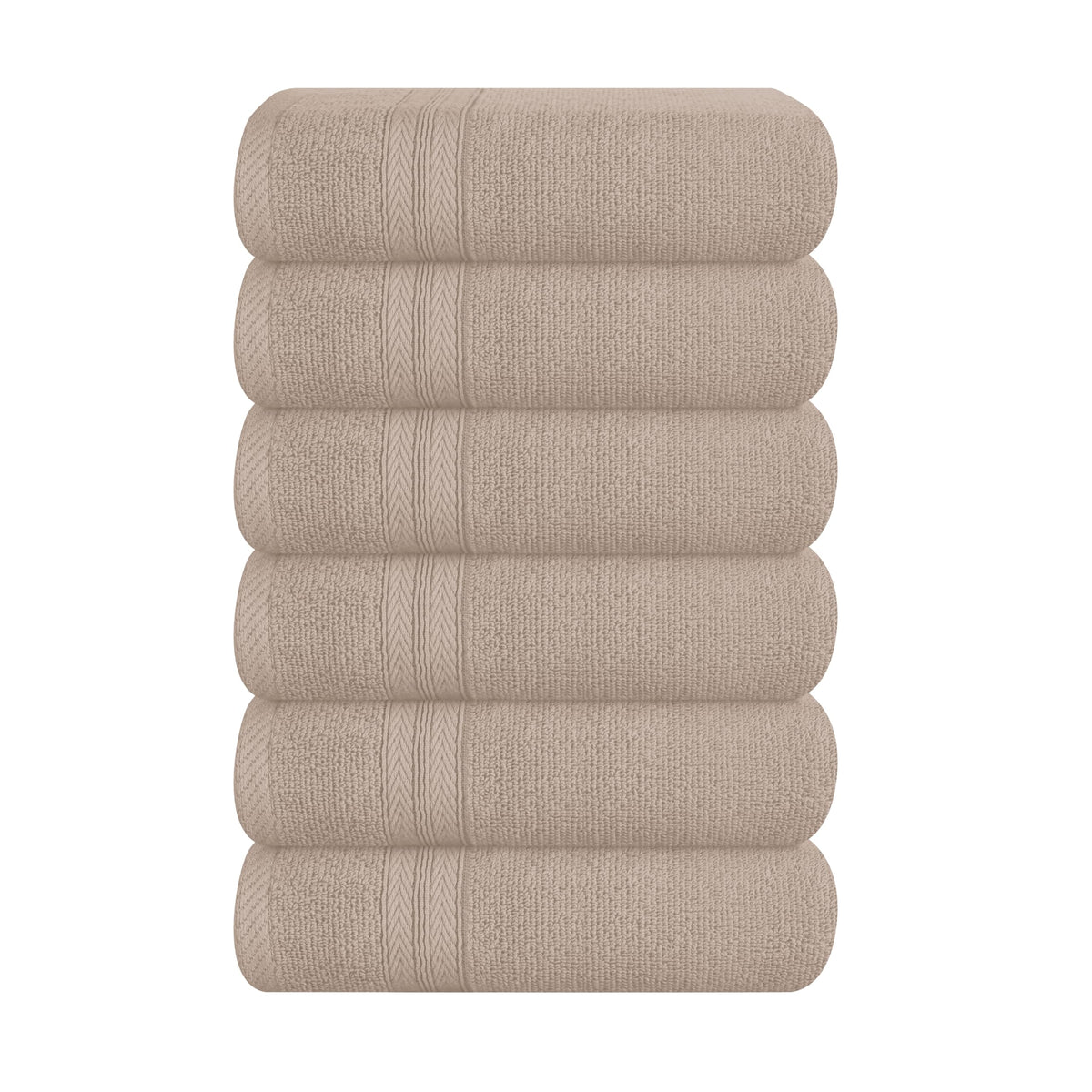 BOUTIQUO Navy Blue Towel Set - 8 Piece Bathroom Towel Set - 100% Ring Spun Cotton, 2 Bath Towel 27x54, 2 Hand Towel 16x28, 4 Washcloth 13x13 - Ultra Soft Highly Absorbent