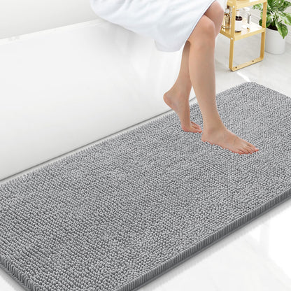 Arotive Bathroom Rugs 24x16, Soft Absorbent Shaggy Chenille Bath Rugs