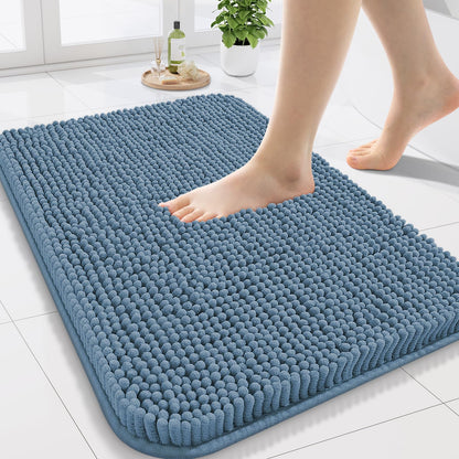 Arotive Bathroom Rugs 24x16, Soft Absorbent Shaggy Chenille Bath Rugs