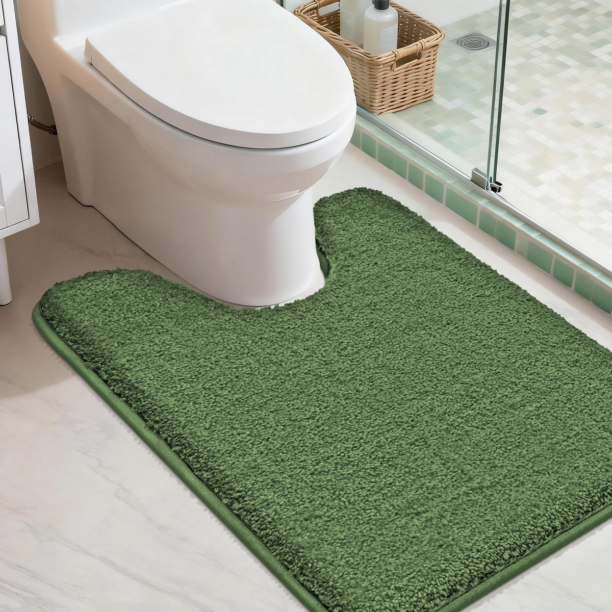 COSY HOMEER Extra Thick Bath Rugs for Bathroom Non Slip Bath Mat 20x32 Navy