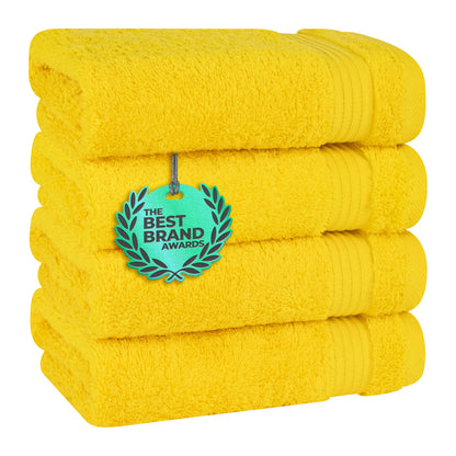 Cotton Paradise 100% Cotton Turkish Towel Set, Soft Absorbent Quick Dry, 6 Piece Towel Set, Beige