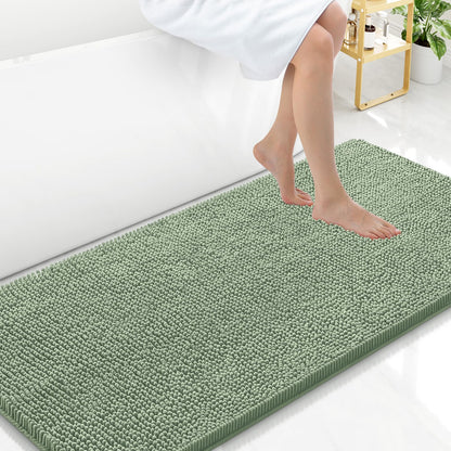 Arotive Bathroom Rugs 24x16, Soft Absorbent Shaggy Chenille Bath Rugs