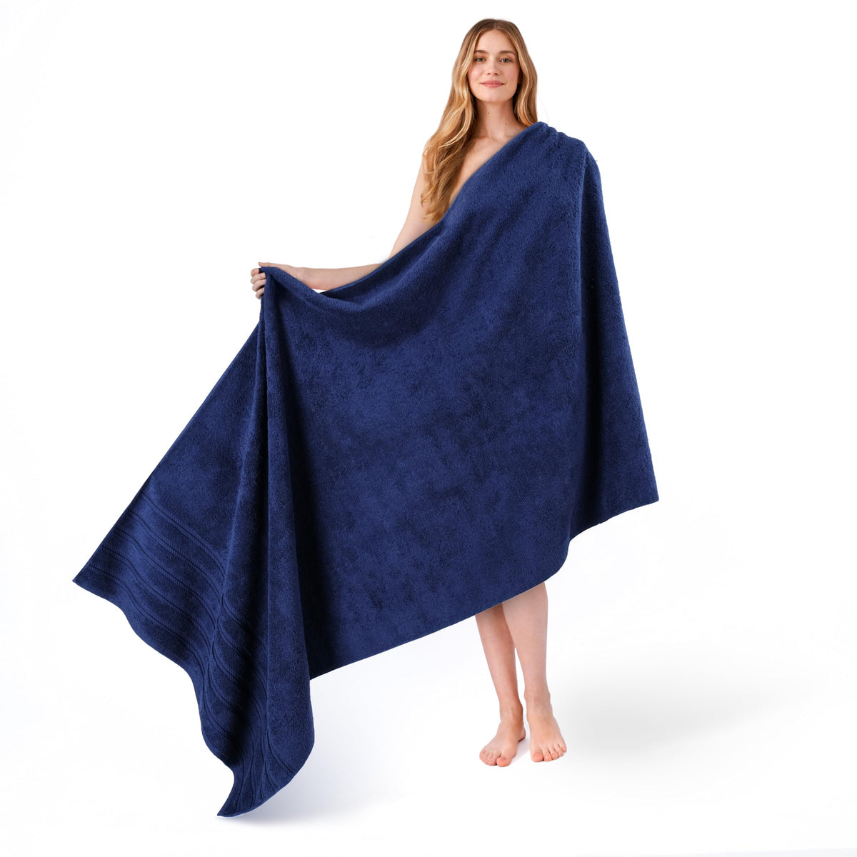American Soft Linen 100% Cotton Luxury Turkish Towels, 4 PC Bath Towel Set