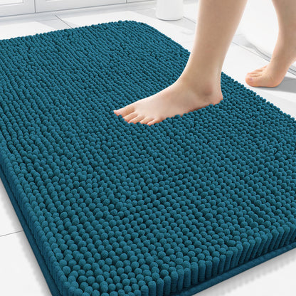 Arotive Bathroom Rugs 24x16, Soft Absorbent Shaggy Chenille Bath Rugs