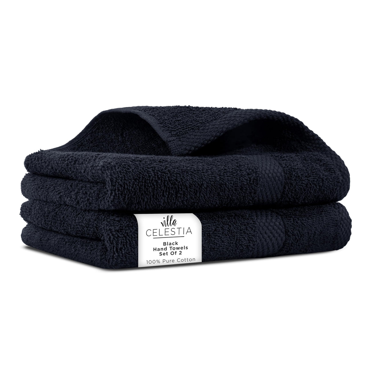 Villa Celestia 100% Cotton Bath Towel Set of 18-4 Bath Towels, 6 Hand Towels, 8 Wash Cloths, Sustainable, Soft, Highly Absorbent, Combed Cotton 18 Piece Set for Hotels, Spa, Bathroom, Dorm, Blue