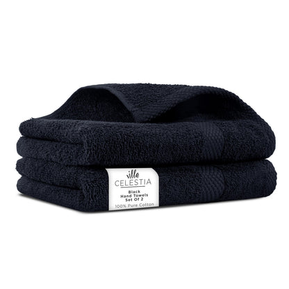 Villa Celestia 100% Cotton Bath Towel Set of 18-4 Bath Towels, 6 Hand Towels, 8 Wash Cloths, Sustainable, Soft, Highly Absorbent, Combed Cotton 18 Piece Set for Hotels, Spa, Bathroom, Dorm, Blue