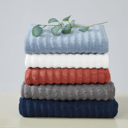 Textured Rust 6 Piece Towel Set, Solid Color Themed, Oeko-TEX Certified Confidence