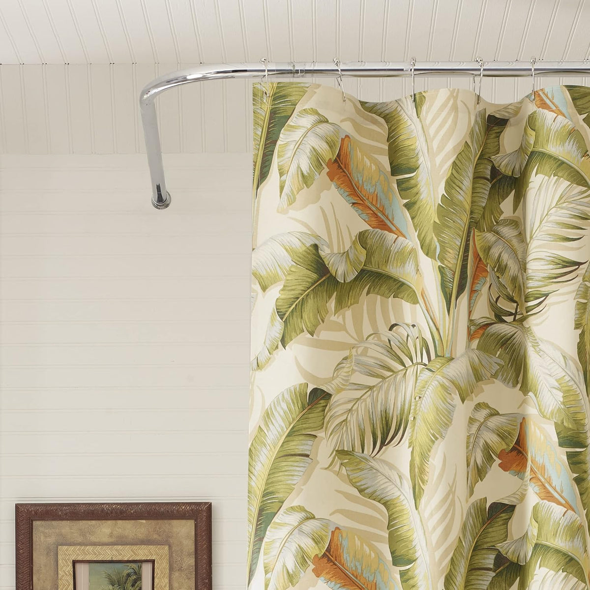 Tommy Bahama - Fabric Shower Curtain, Machine Washable Bathroom Curtain