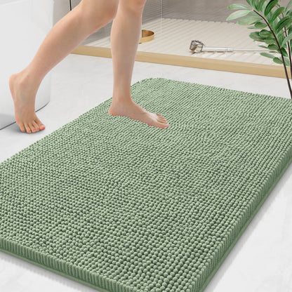 Arotive Bathroom Rugs 24x16, Soft Absorbent Shaggy Chenille Bath Rugs