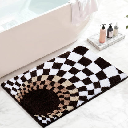 Oval Bathroom Rugs Non Slip Absorbent Ultra Luxury Fluffy