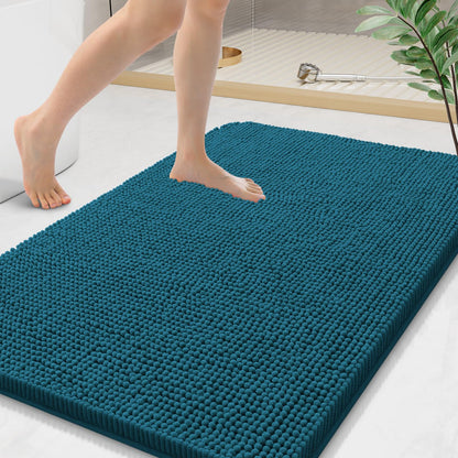 Arotive Bathroom Rugs 24x16, Soft Absorbent Shaggy Chenille Bath Rugs