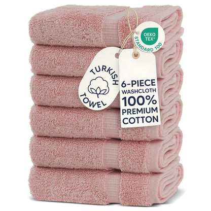 Chakir Turkish Linens 100% Cotton 4-Pack Bath Towels 27x54, Gray
