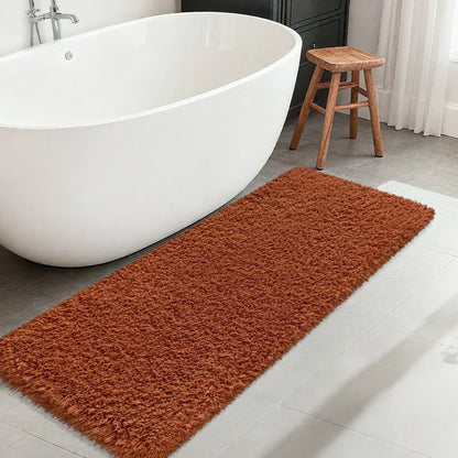 Pink Bathroom Rugs Non Slip 30"x20",Absorbent Bath Mat Quick Dry