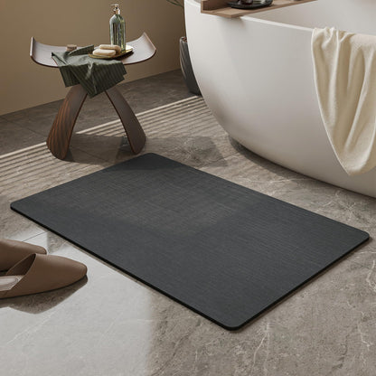 Mecko Bath Mat 16"x24",Ultra Thin Bathroom Rug fit Under Door Light Blue