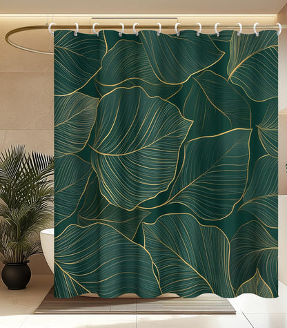MAMUSE Shower Curtain for Bathroom - Cute Aesthetic Decorative Modern Girly Unique Girls Design Pretty Women Waterproof Fabric Cloth Cortinas de Baño Bathtub 72 x 72 Inch, Leopard Print