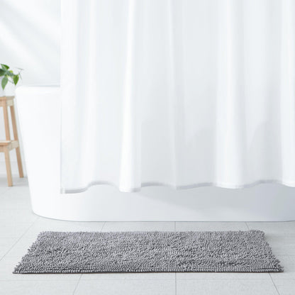Amazon Basics Bathroom Rugs, Extra Soft Absorbent Shag Bath Rugs, Non-Slip Backing, Quick Drying, Machine Washable, Plush Comfort for Bathroom Floor, Tub and Shower, 21" x 34", Seafoam Green